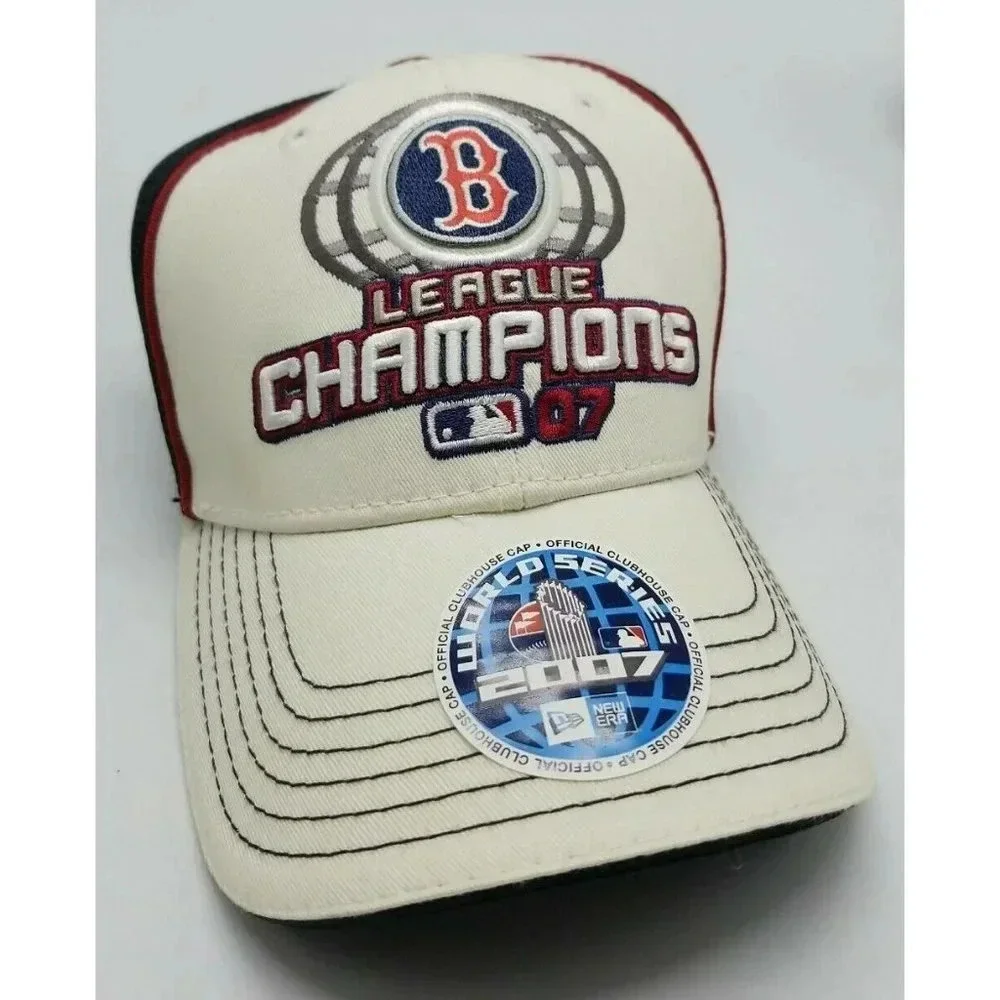 Boston Red Sox 2007 American League Champions New Era Official Clubhouse Hat NEW